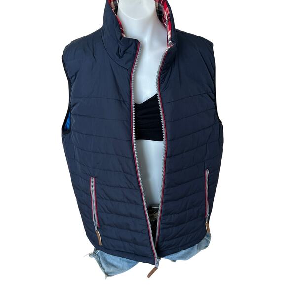 Montana State Bobcat Puffer Vest Black LARGE Pockets Football Unique Quilted MSU - Picture 4 of 8